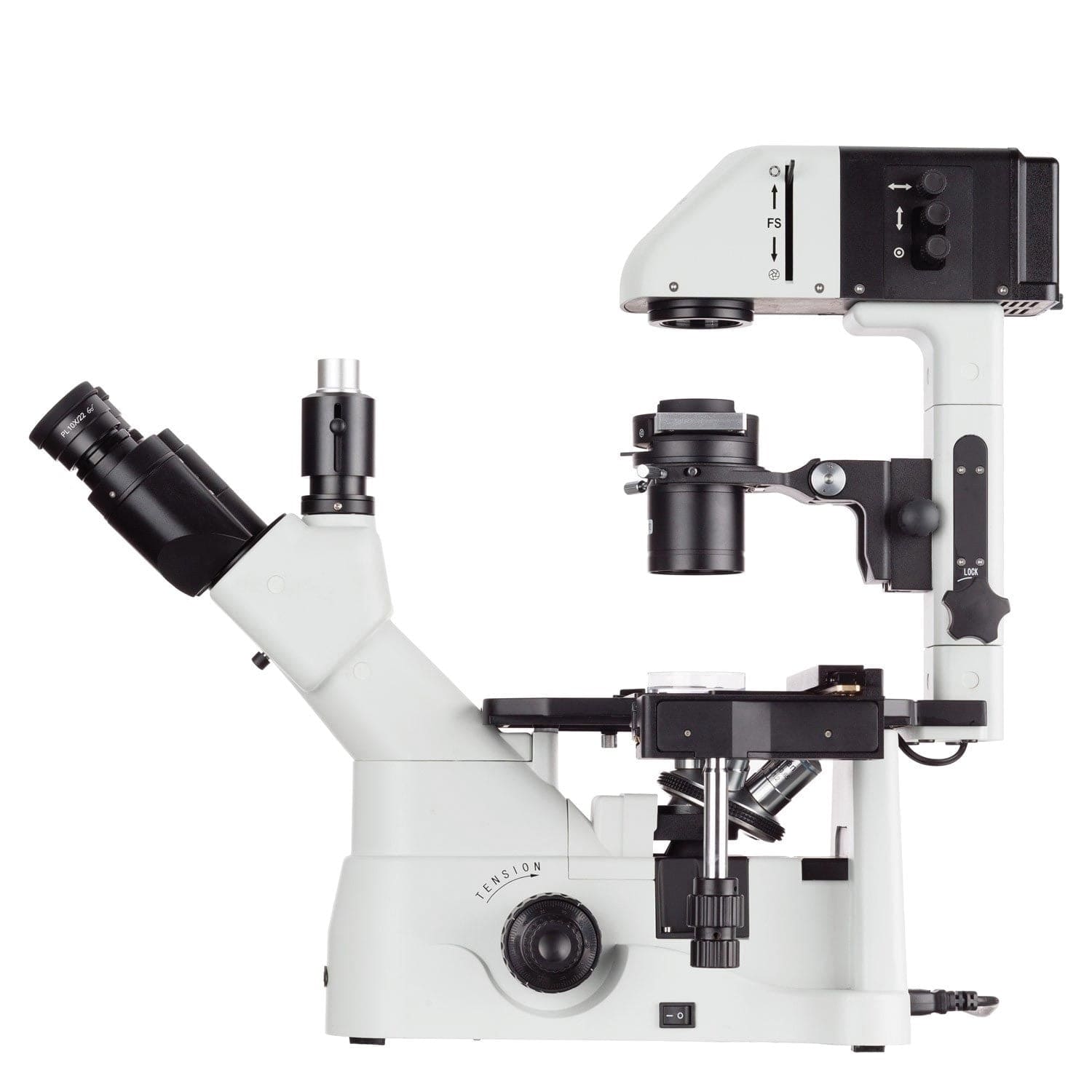 AmScope IN480 Series Inverteret Trinokul�rt Fasekontrastmikroskop (40X�600X)