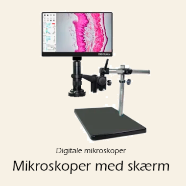 Mikroskoper med skærm
