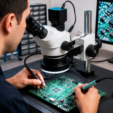 PCB, elektronik & lodning