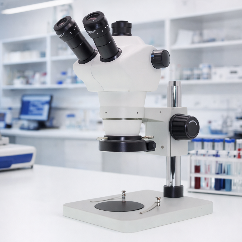 DIGI Simul-focal Trinokul�r stereolup (8x�50x) med track stand og LED-belysning