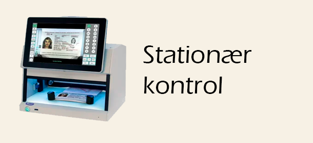 Udstyr til stationær ID- og dokumentkontrol