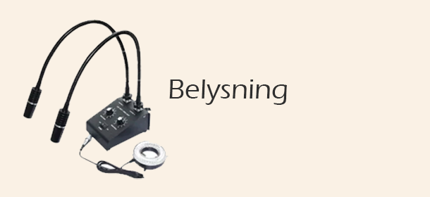 Belysning til mikroskoper