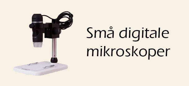 Små digitale mikroskoper - USB tilslutning eller Wi-Fi