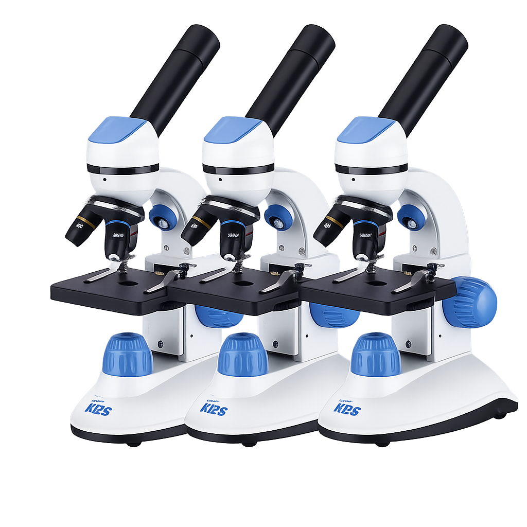 IQCrew by AmScope M50 mikroskop (40x–1000x ) dobbelt belysning, 1 MP digitalt okular (Klassesæt) (3 stk.)