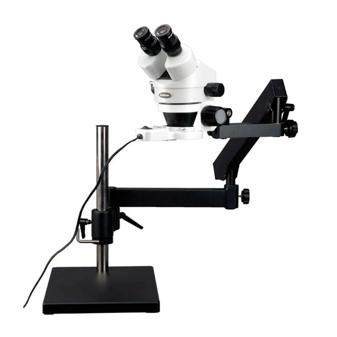 AmScope SM-7 Binokulær Stereolup (3,5x-45x) m/justerbar arm