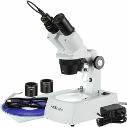 AmScope SE305R-AZ-LED-E digitalt binokul�rt stereomikroskop med 1 MP kamera, LED (10x-60x)