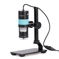 AmScope HHD Professionelt h�ndholdt digitalt USB-mikroskop med polarisator (8,3 MP, 10x�280x)