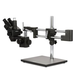 AmScope SM-4T Simul-Focal trinokul�rt zoom-stereomikroskop 3,5x-90x med dobbelt bomstander (sort)