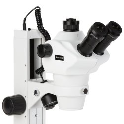 AmScope SF-2 trinokul�rt stereomikroskop, dobbelt LED, 9,7" touchsk�rm til billedoptagelse (8x-50x)