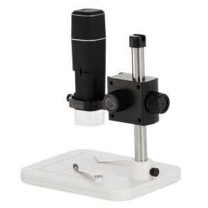 AmScope HHD-serie 2,0 MP Wi-Fi & USB h�ndholdt mikroskop 50x�1000x forst�rrelse med bordstativ og LED-belysning