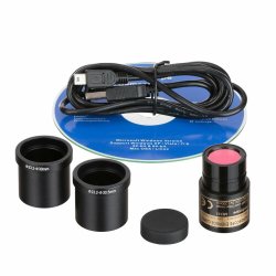 AmScope SE305R-AZ-LED-E digitalt binokul�rt stereomikroskop, 1 MP kamera, LED (10x-60x)