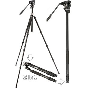 Bresser BX-5 Pro fotostativ m/videohoved (5 kg)