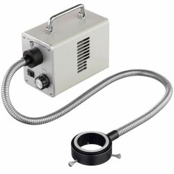 AmScope LED-30WR fiberoptisk LED-ringlys med 30 W lyskilde