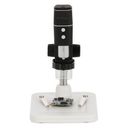 AmScope HHD-serie 2,0 MP Wi-Fi &amp; USB h�ndholdt mikroskop 50x�1000x forst�rrelse med bordstativ og LED-belysning