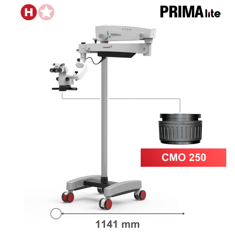 PRIMA Lite CMO 250 MM tandlgemikroskop (Gulv)