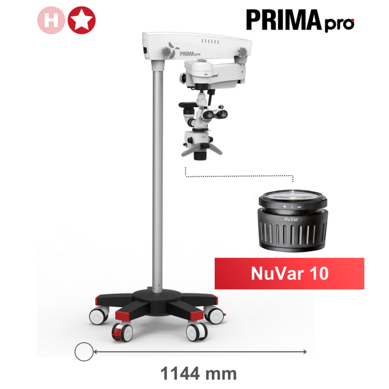 PRIMA Pro NuVar 10, tandlgemikroskop (Gulv)