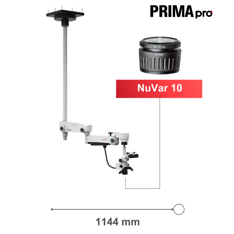 PRIMA Pro NuVar 10, tandlgemikroskop (Loft)