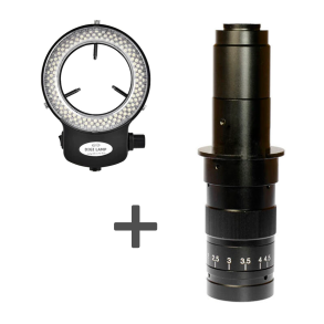 DIGI 10-180x Linse + 144 LED lysring (st)