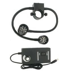 DIGI Dobbelt Svanehals lys (2 x 12 LED)