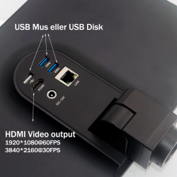 DIGI 4K kamera m/13,3" AMOLED Monitor