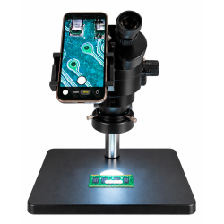 Smartphone-adapter til stereomikroskop &ndash; metal, 32 mm