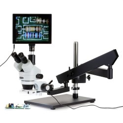 AmScope Fleksibel ledarm med bundplade til stereomikroskoper (76mm)