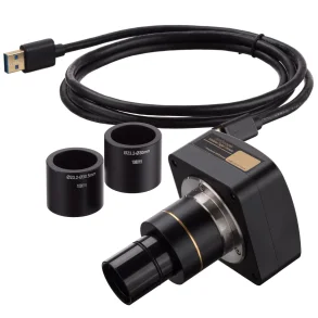AmScope MU310-BI-CK digitalt mikroskopkamera med 3,1 MP CMOS-sensor og C-mount