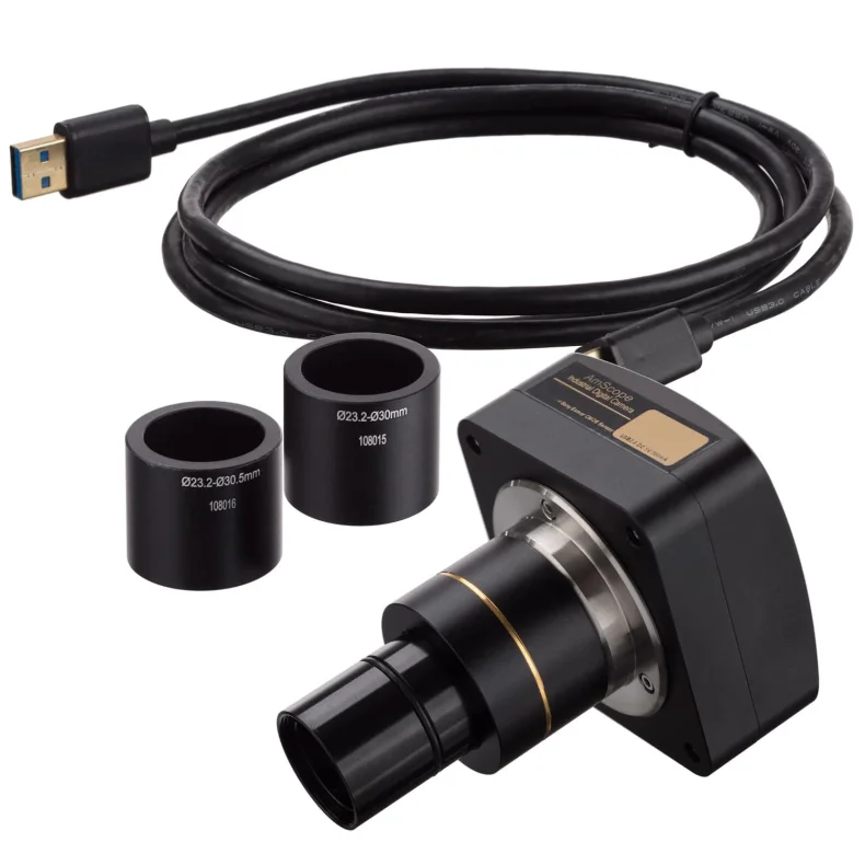 AmScope MU310-BI-CK digitalt mikroskopkamera med 3,1 MP CMOS-sensor og C-mount