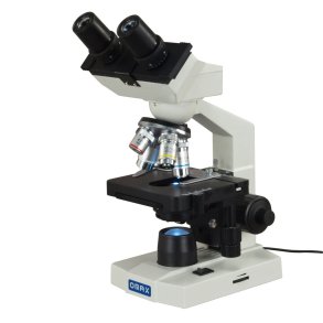 OMAX 40�&ndash;2500� binokul�rt lysmikroskop med LED-belysning