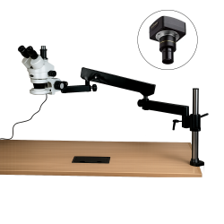 AmScope SM-8T Simul-Focal Trinokul�rt Stereomikroskop (3.5X-90X)