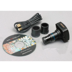 AmScope SM-8 serie Trinokul�r Stereolup (3,5x�90x) m/justerbar arm + 10MP kamera
