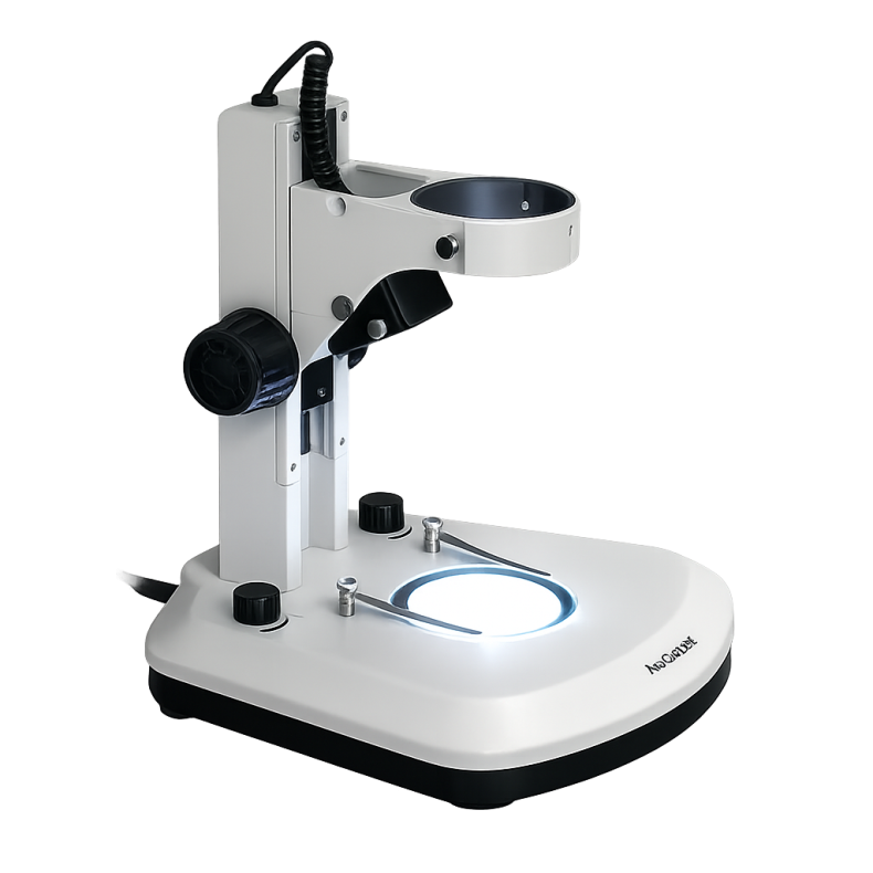 AmScope bordstander til stereomikroskop med LED-overlys og LED-underlys