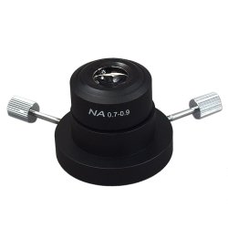 OMAX Advanced Oil Darkfield Condenser - 100X Plan Iris Objective for Microscopes