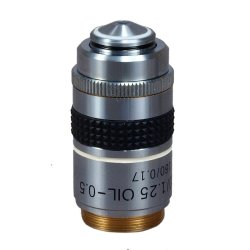 OMAX Advanced Oil Darkfield Condenser - 100X Plan Iris Objective for Microscopes