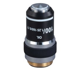 AmScope 100x akromatisk mikroskopobjektiv til biologiske mikroskoper