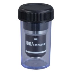 AmScope 100x akromatisk mikroskopobjektiv til biologiske mikroskoper