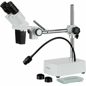 AmScope SE400-LED binokul�rt stereomikroskop LED, bomstativ (10x)