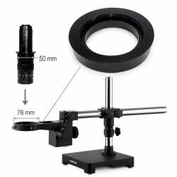 DIGI Adapterring 76 mm til 50 mm fokusholder til C-mount linser