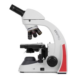 AmScope EduPro EDU550M Monokul�rt Lysmikroskop med mekanisk krydsbord og kraftig 3W LED-belysning