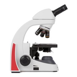 AmScope EduPro EDU550M Monokul�rt Lysmikroskop med mekanisk krydsbord og kraftig 3W LED-belysning