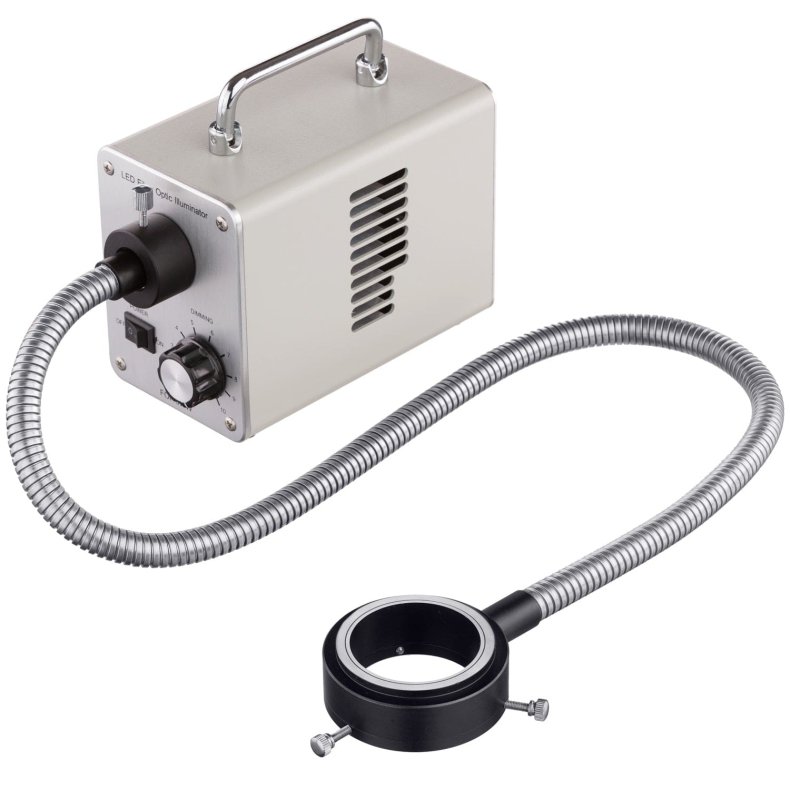 AmScope LED-30WR fiberoptisk LED-ringlys med 30 W lyskilde