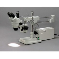 AmScope 150W Fiberoptisk Dual Gooseneck Mikroskopbelysning