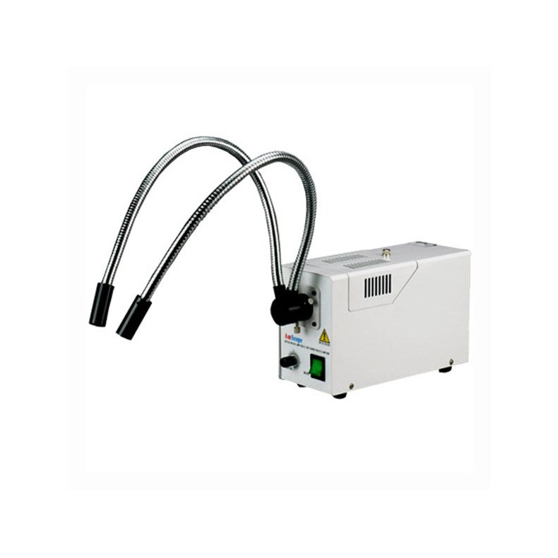 AmScope 150W Fiberoptisk Dual Gooseneck Mikroskopbelysning