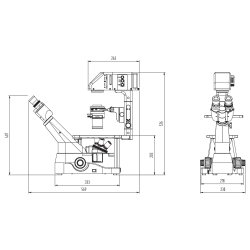 AmScope IN480-serien inverteret trinokul�rt lysmikroskop med uendelighedskorrigeret fasekontrast (40x-1500x)