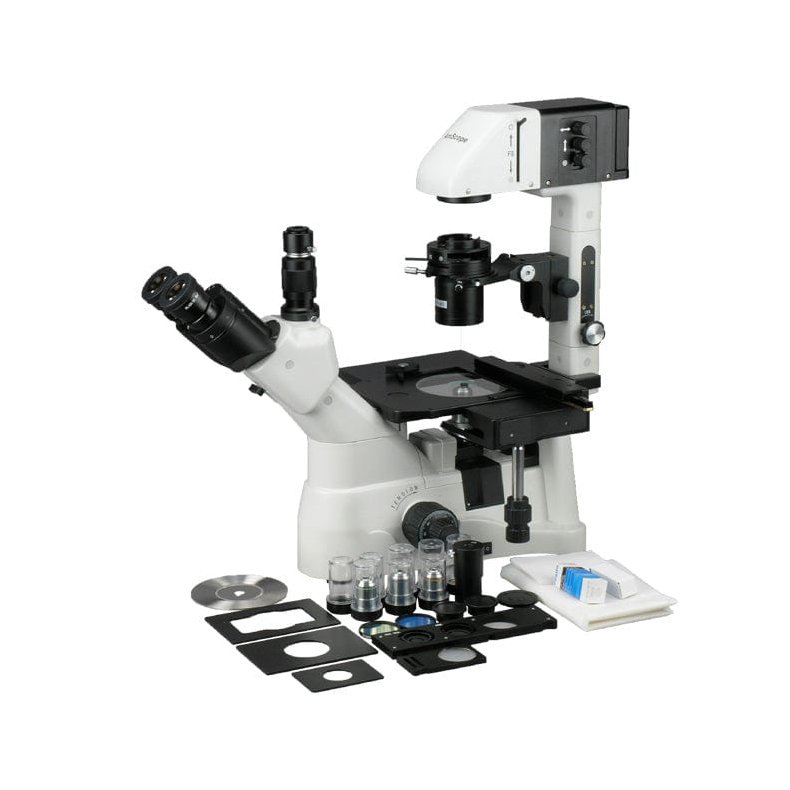 AmScope IN480-serien inverteret trinokul�rt lysmikroskop 