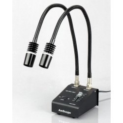 AmScope SM-1 Trinokul�r Stereolup (3,5x�180x) med 6W Dual Gooseneck LED og s�jlestativ 