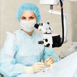 Stella OPH Mikroskop med gulvplacering