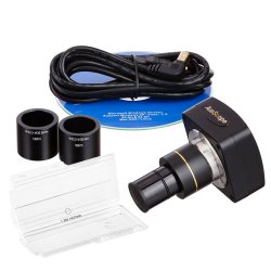 AmScope SM-4 Simul-Focal trinokul�rt zoom-stereomikroskop, 30 W LED fiberoptisk ringlys, dobbelt bomstander (3.5x-180x)