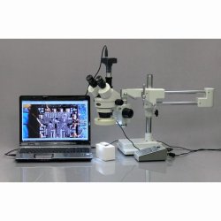AmScope MU 10.0 MP USB 3.0 CMOS C-mount mikroskopkamera m/reduktionslinse