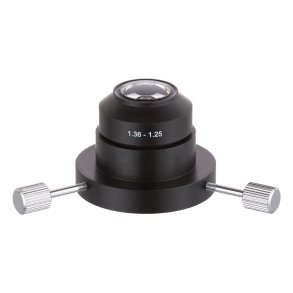 OMAX Advanced lysst�rk m�rkefeltkondensor til olieimmersion (NA 1,36-1,25) til biologiske mikroskoper
